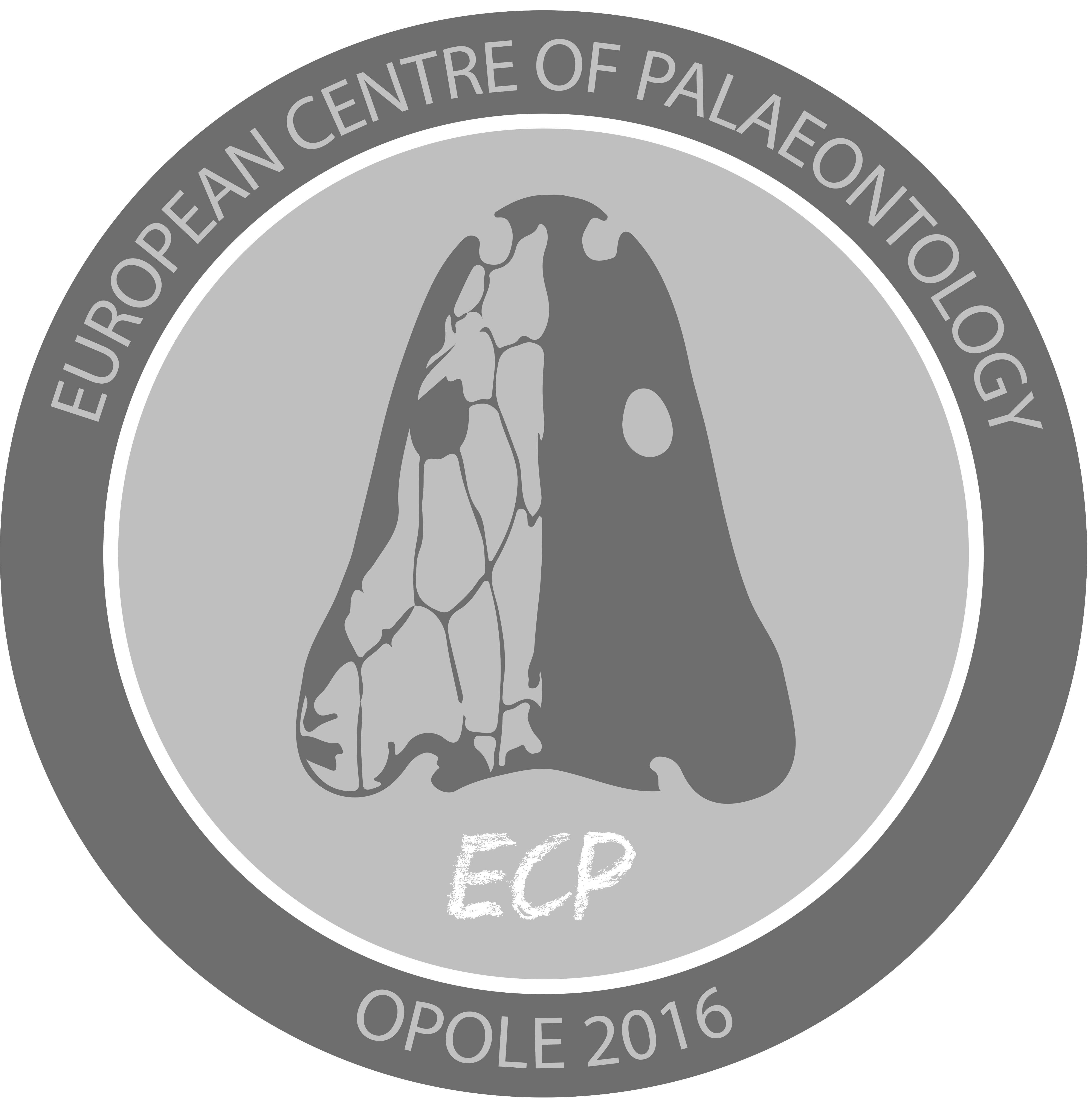 Logo ECP Logo ECP skala szarości